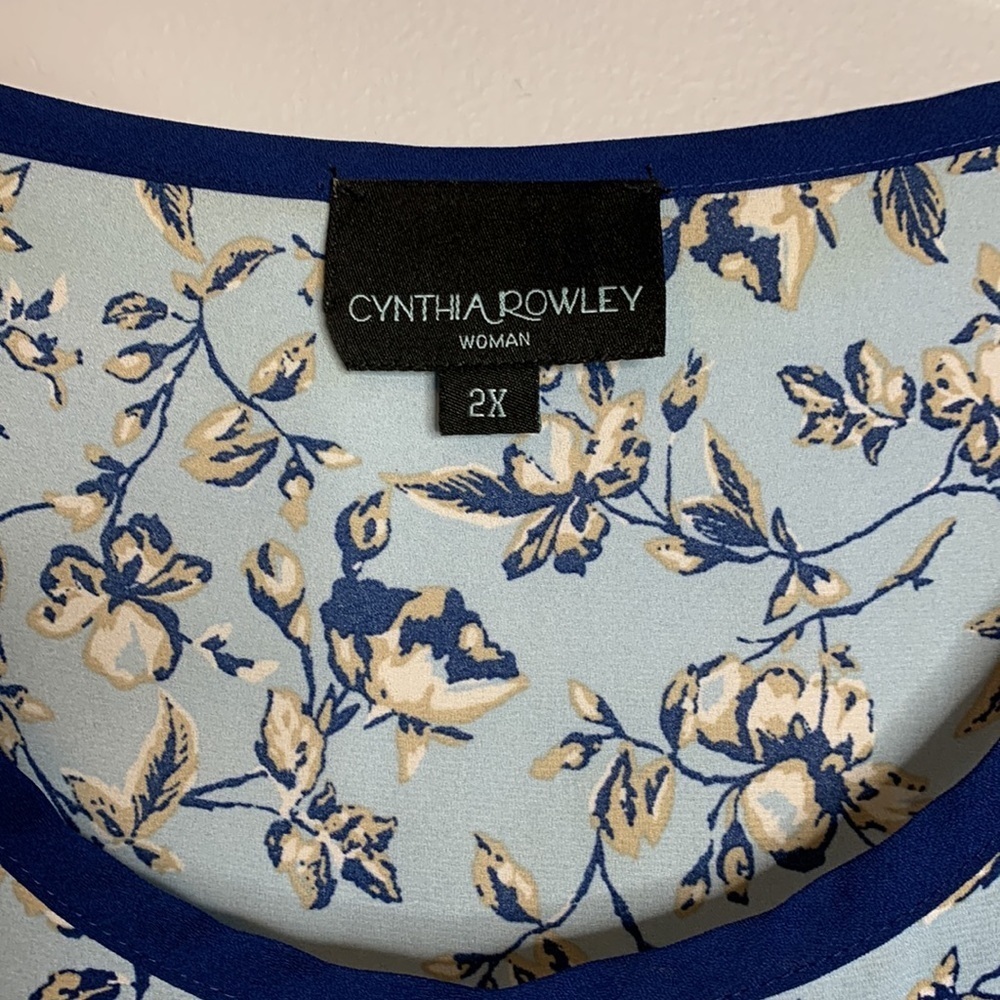 CYNTHIA ROWLEY BLOUSE*** - Picture 2 of 6